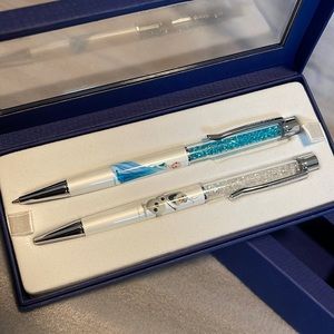 NWB Swarovski Pen Set Frozen Collection